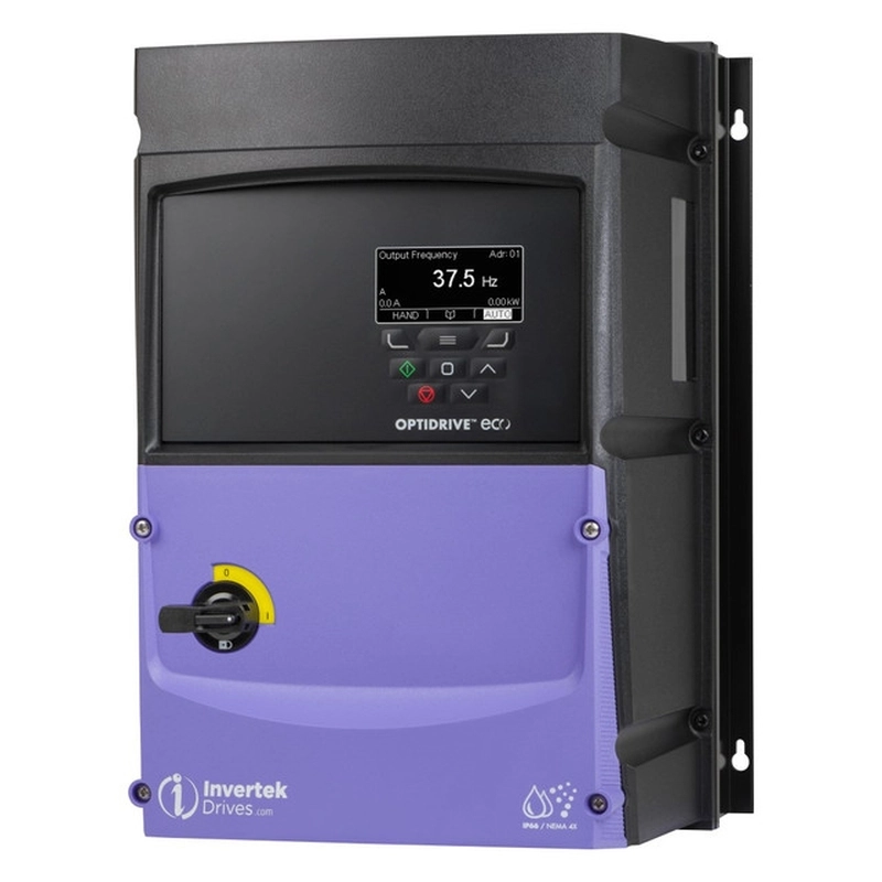 Frekvenční měnič 22.0kW, INVERTEK ODV-3-440460-3F1E-MN, s vypínačem, napájení 3 fáze